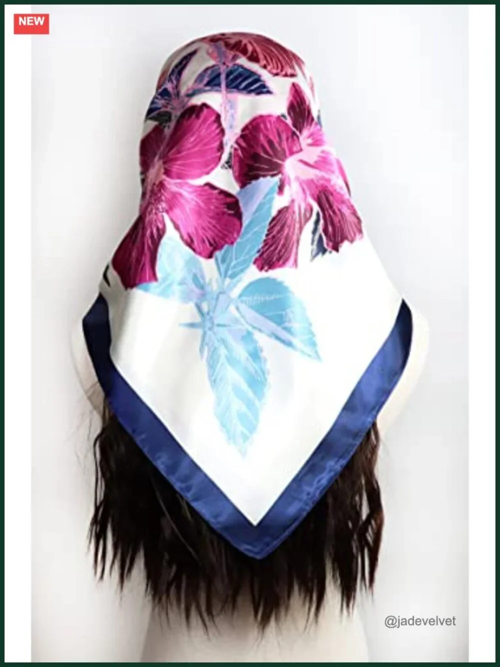 Satin Head Scarf for Women 35x35 Silk Feel Hair Wrap Bandana Neck Scarf